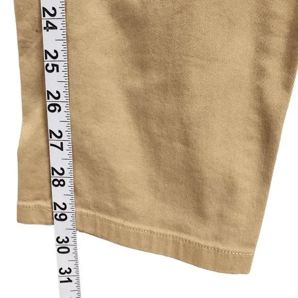 J. CREW Womens 27T (29x29.5) Chino Pants Tan Vintage Straight Cotton 3% Stretch - Picture 9 of 12